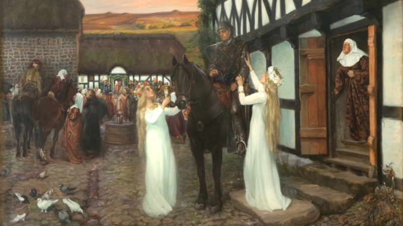 En moderne middelalder - maleri